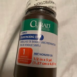 Curad Plain Gauze Packing Strips,1/2" x 5 yd, 12